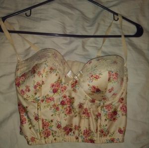 Guess Floral Crop Top